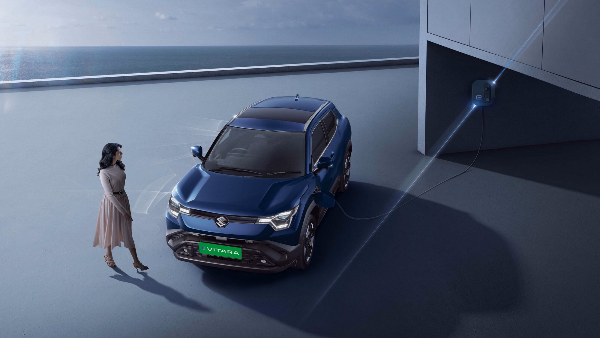 maruti-ai‑vitar-bhaarat-kee-pahalee-futuristich-ailaichtrich-suv