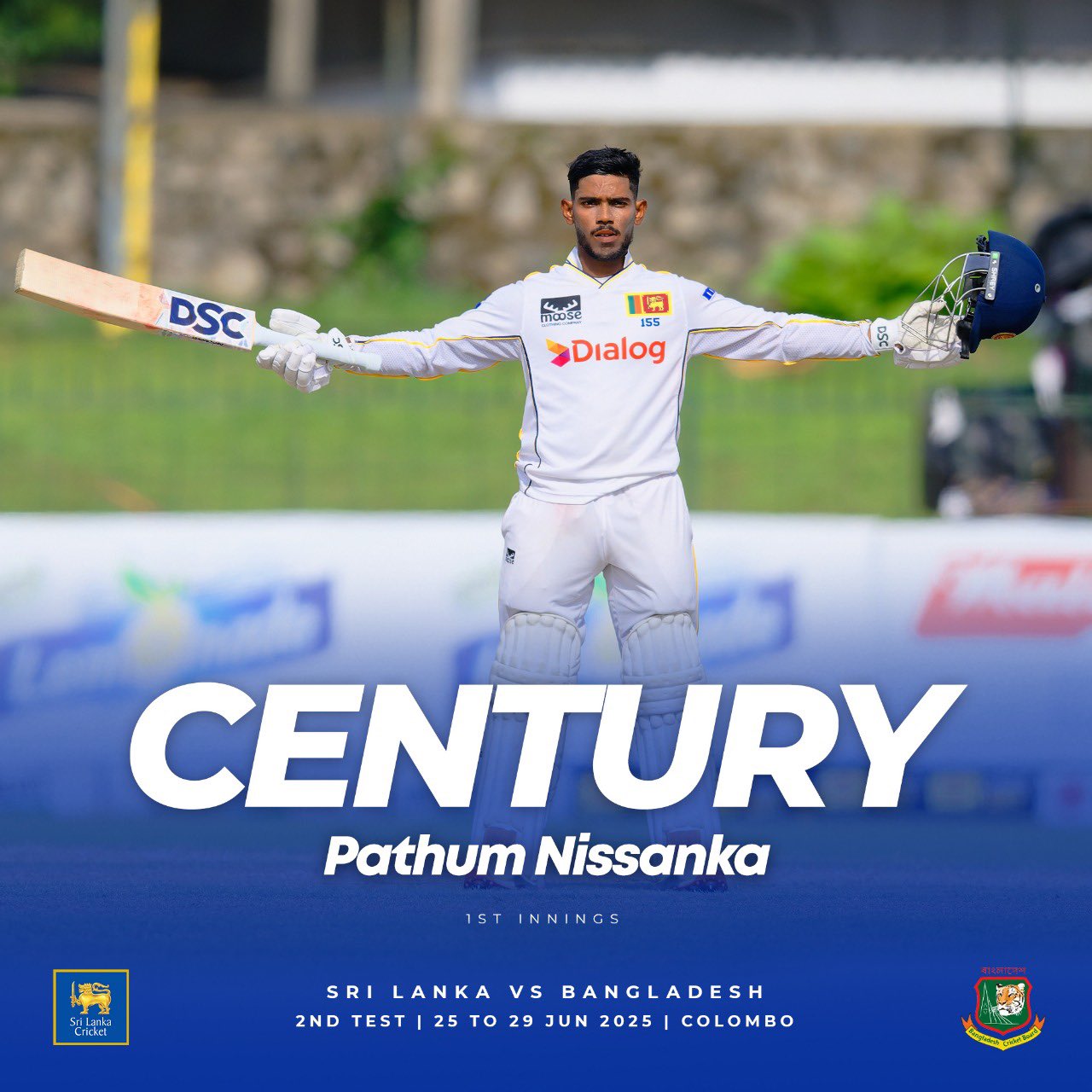 Srilanka vs Bangladesh 2nd Test